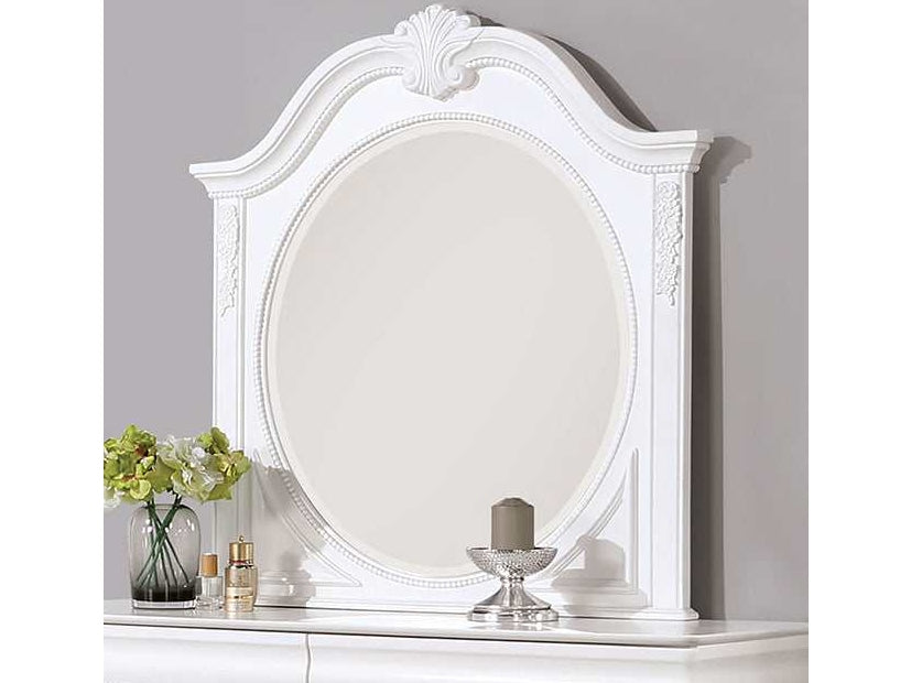 Alecia White Mirror - Ornate Home