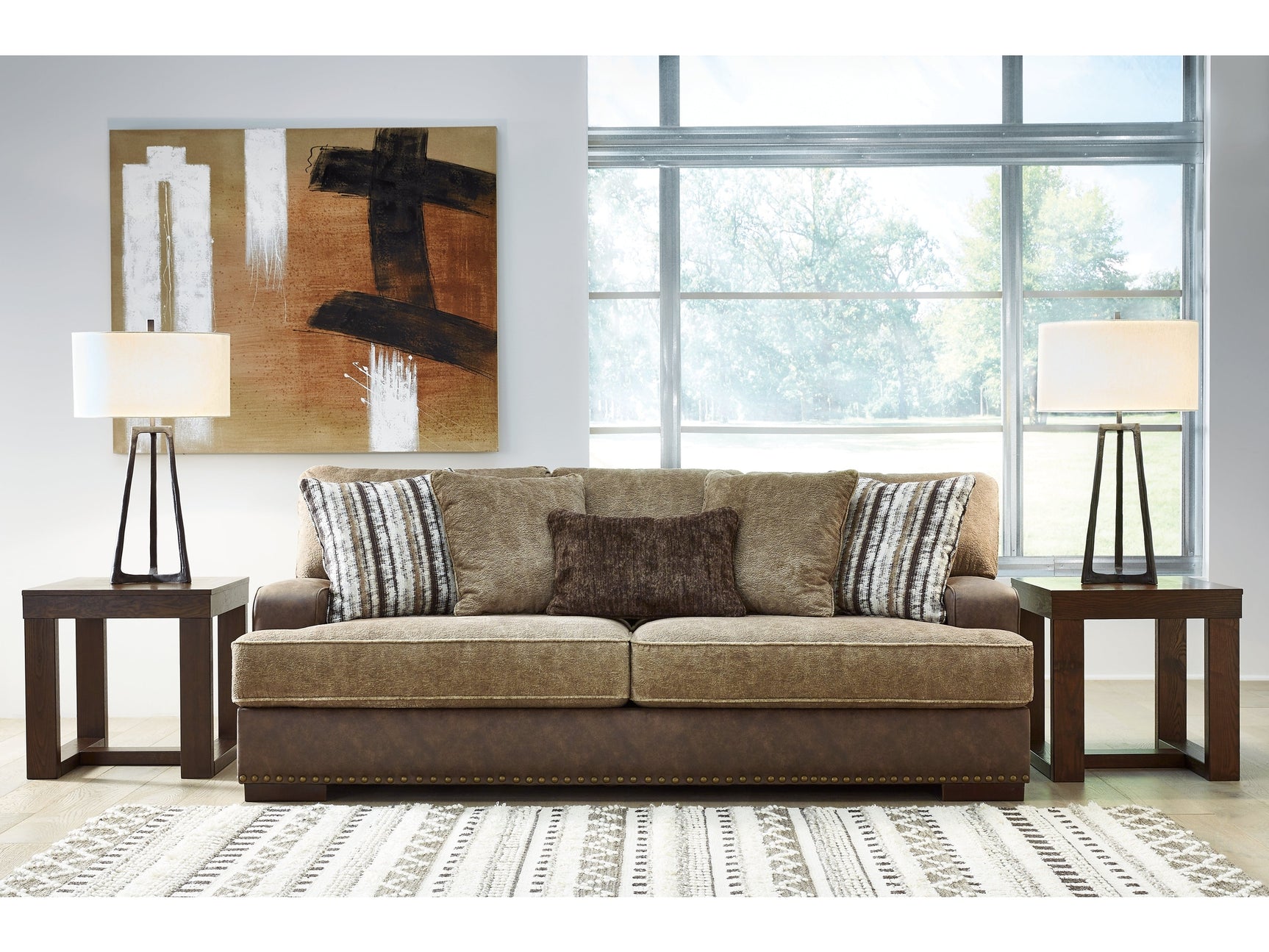 Alesbury Chocolate Sofa - Ornate Home