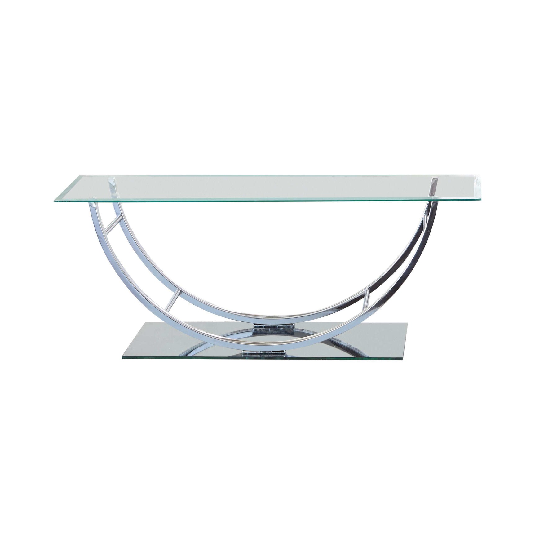 Alfie Chrome U Shaped Coffee Table - Ornate Home