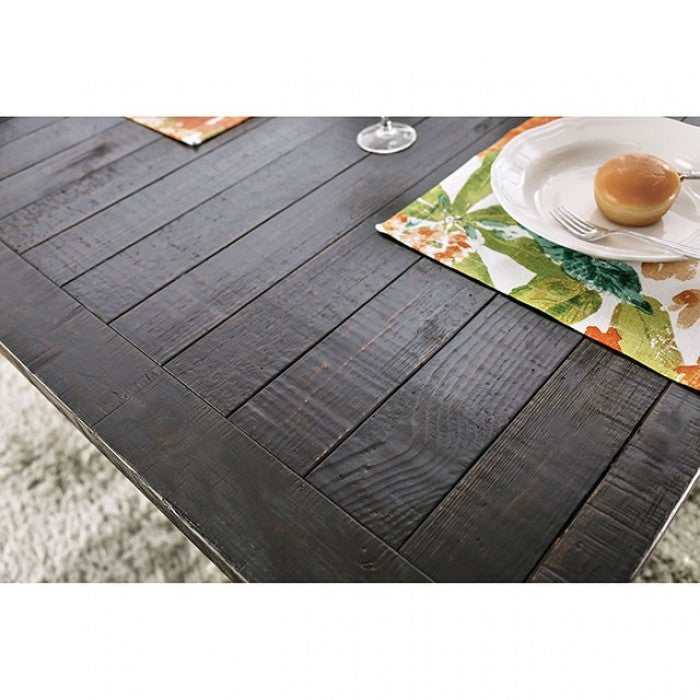 Alfred Antique Black Dining Table - Ornate Home