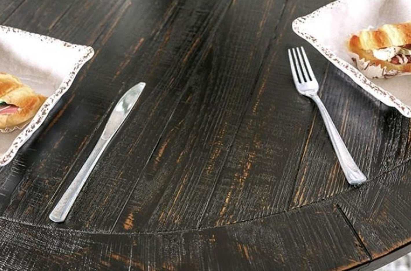 Alfred Antique Black Dining Table - Ornate Home