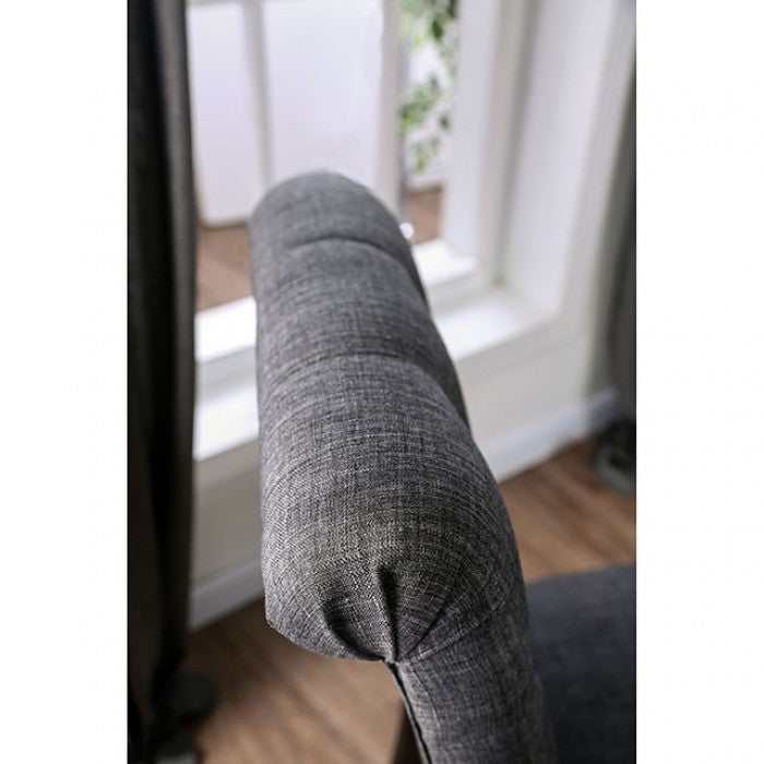 Alfred Antique Black & Gray Side Chair (Set of 2) - Ornate Home