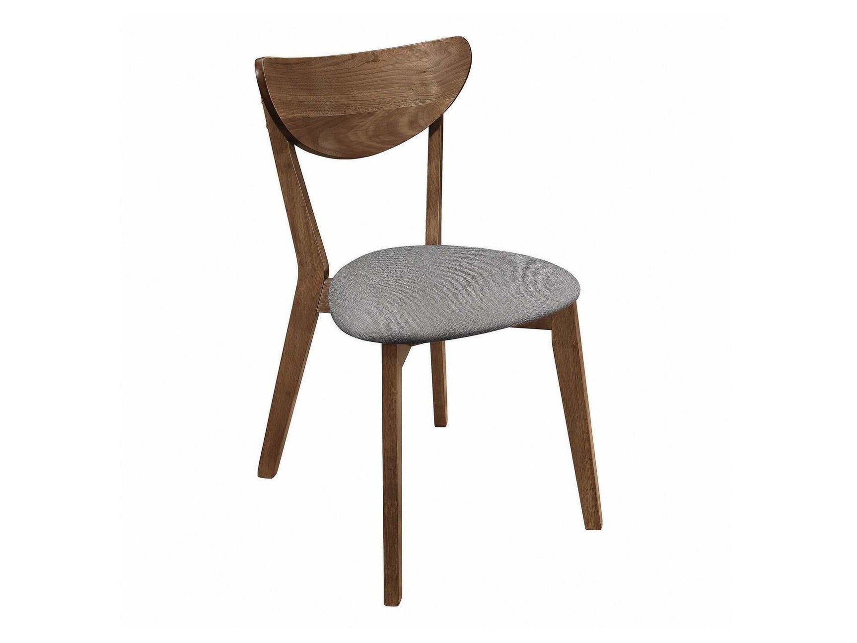 Alfredo Grey & Natural Walnut Dining Chairs (Set of 2) - Ornate Home