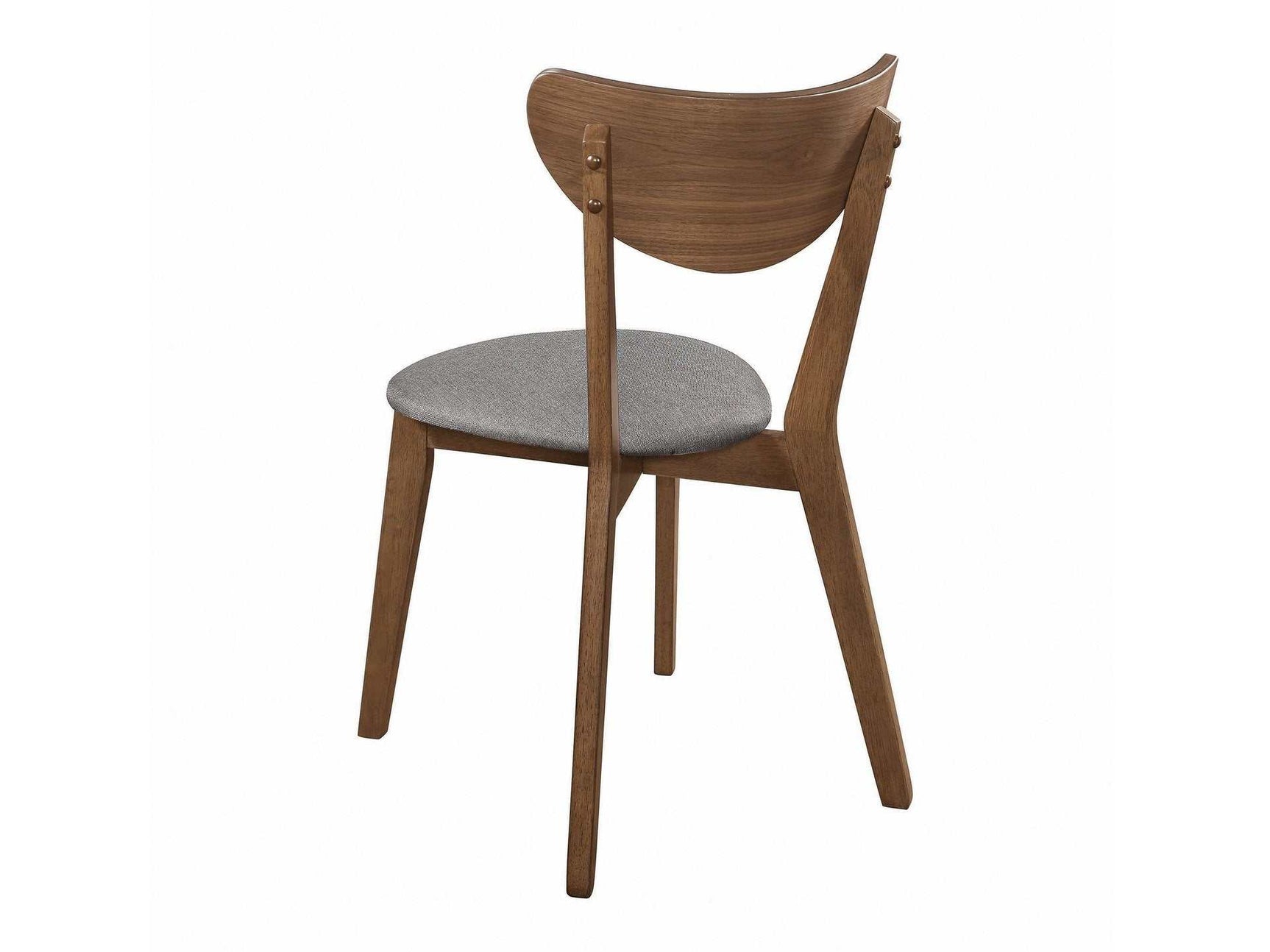 Alfredo Grey & Natural Walnut Dining Chairs (Set of 2) - Ornate Home