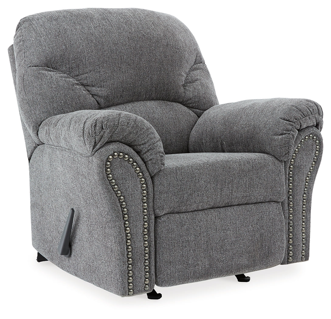 Allmaxx Pewter Rocker Recliner - Ornate Home