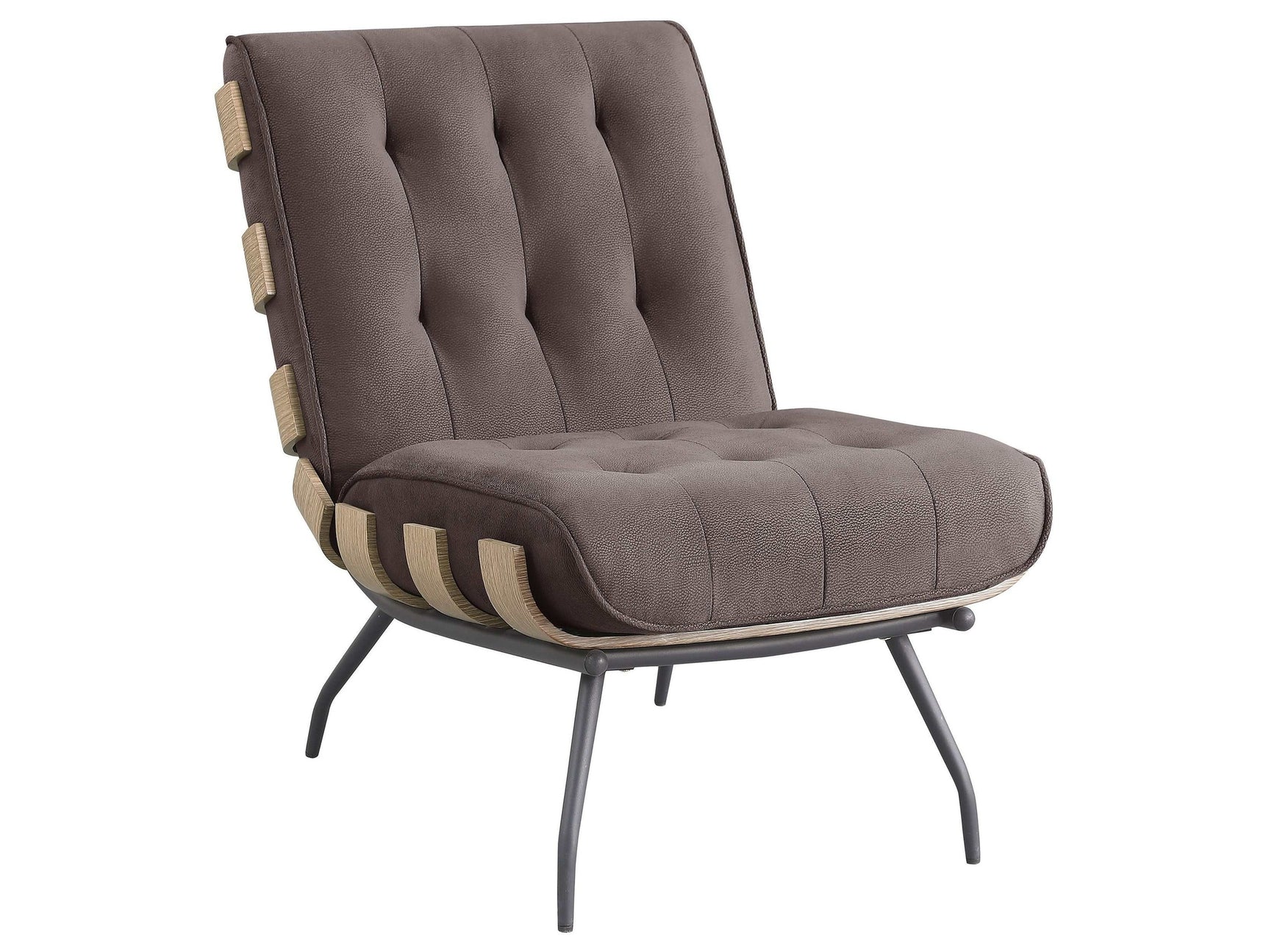 Aloma Dark Brown Accent Chair - Ornate Home