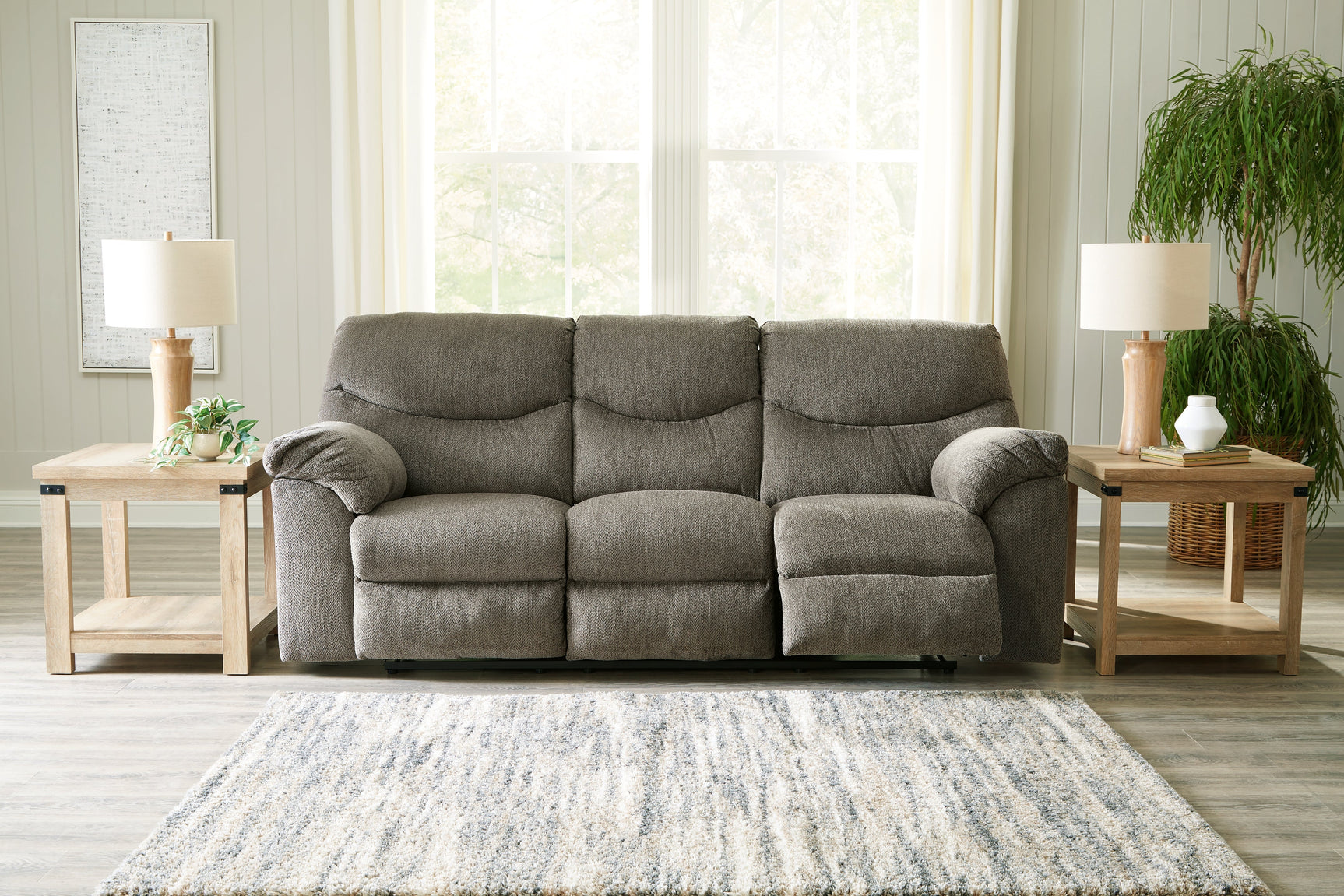 Alphons Manual Reclining Sofa - Ornate Home
