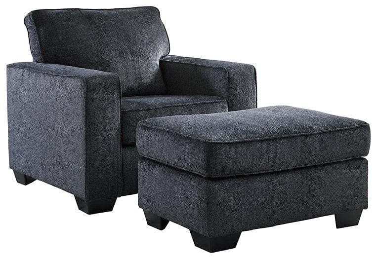 Altari Chair & Ottoman Set / 2pc - Ornate Home