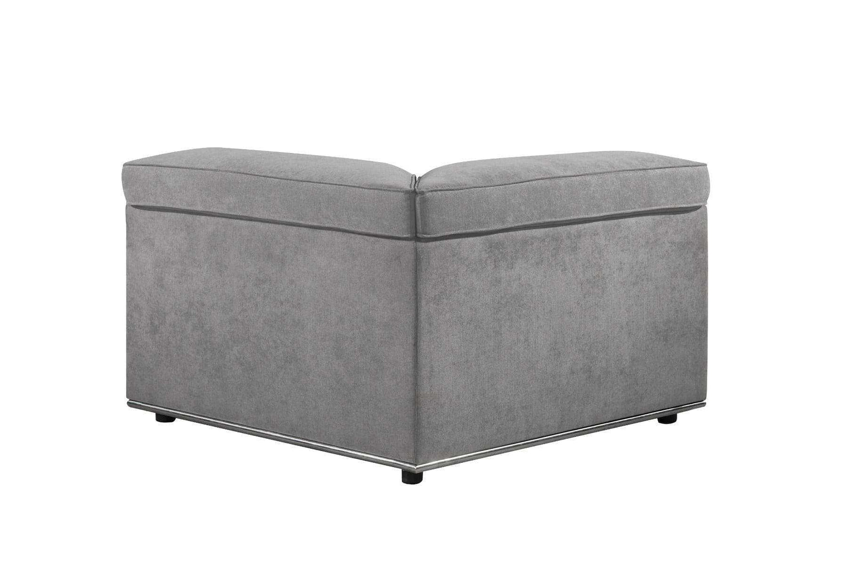 Alwin Dark Gray 4pc Sectional Sofa - Ornate Home
