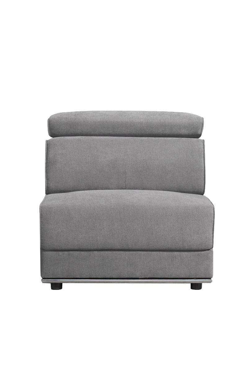 Alwin Dark Gray 4pc Sectional Sofa - Ornate Home