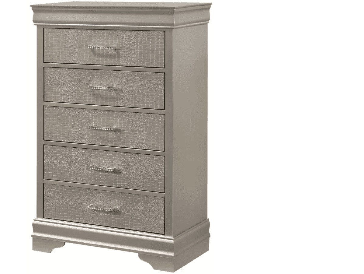 Amalia Silver Chest - Ornate Home