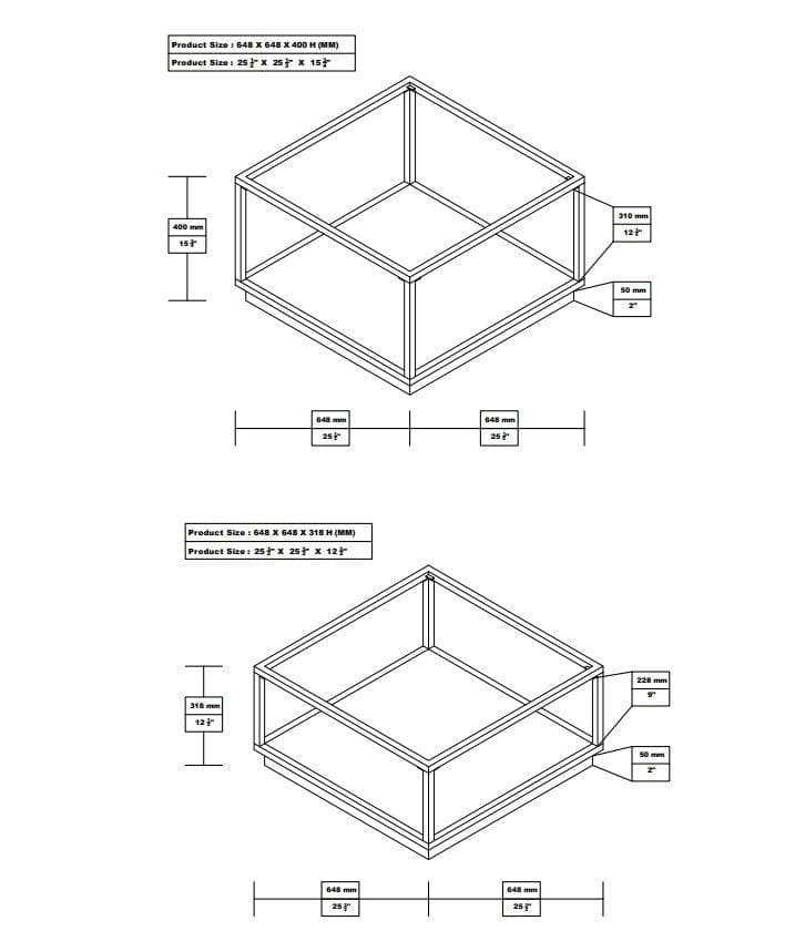 Andore Rose Brass Occasional Table (2pc) - Ornate Home