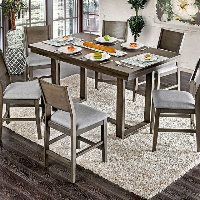 Anton Gray Counter Height Table - Ornate Home