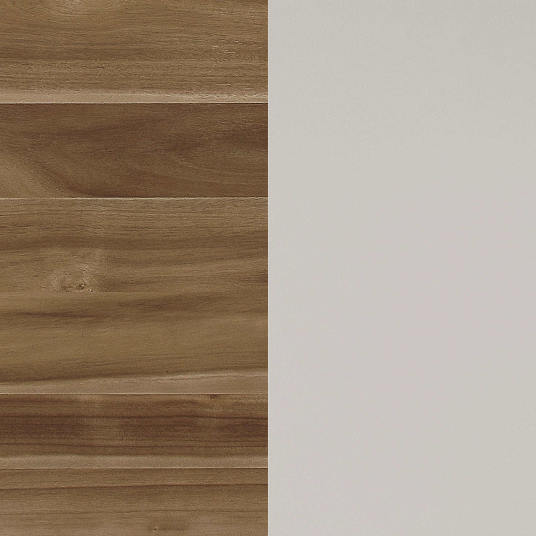 Anwar Natural Acacia / White Dining Table - Ornate Home