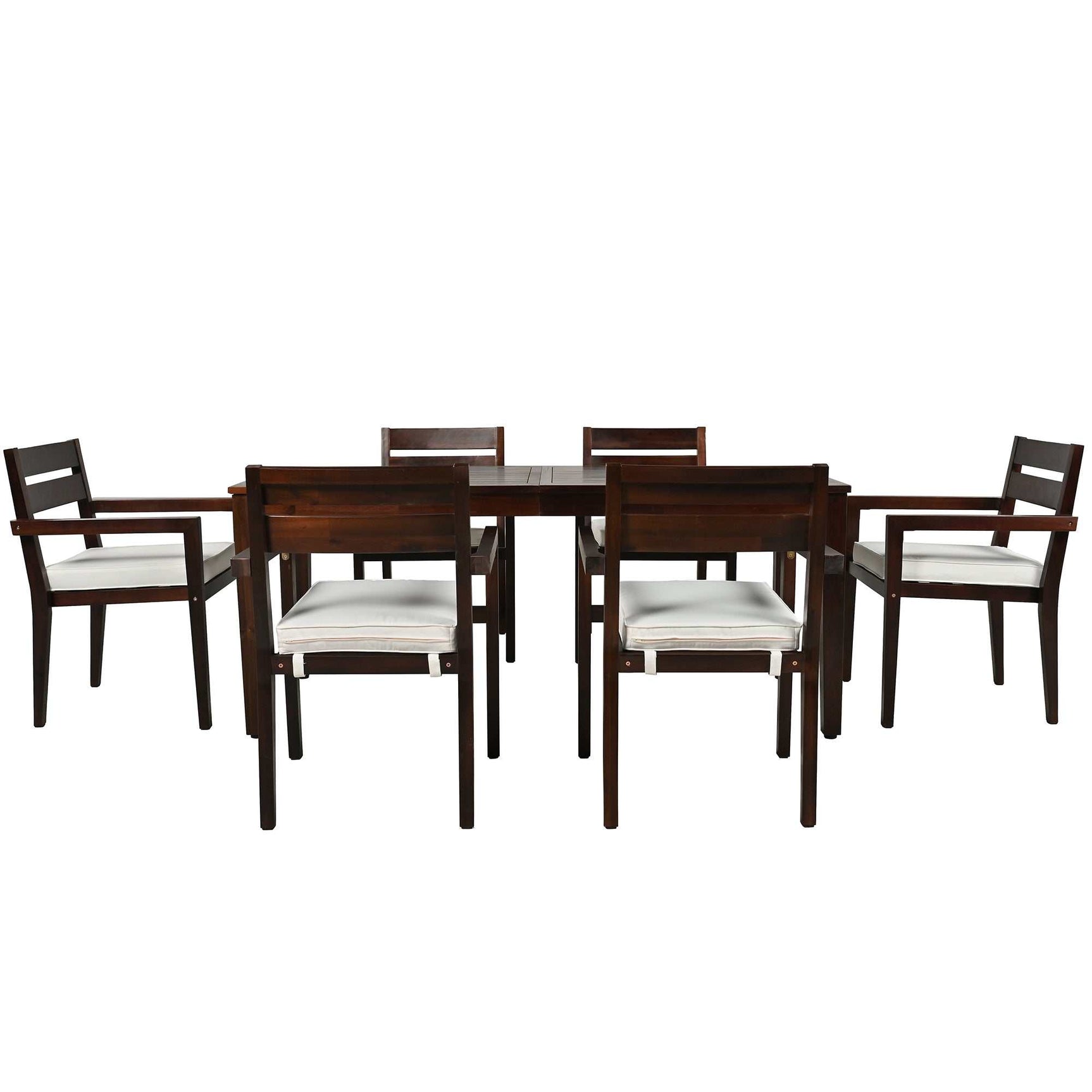 Anza Acacia Wood Outdoor Dining Sets - Ornate Home