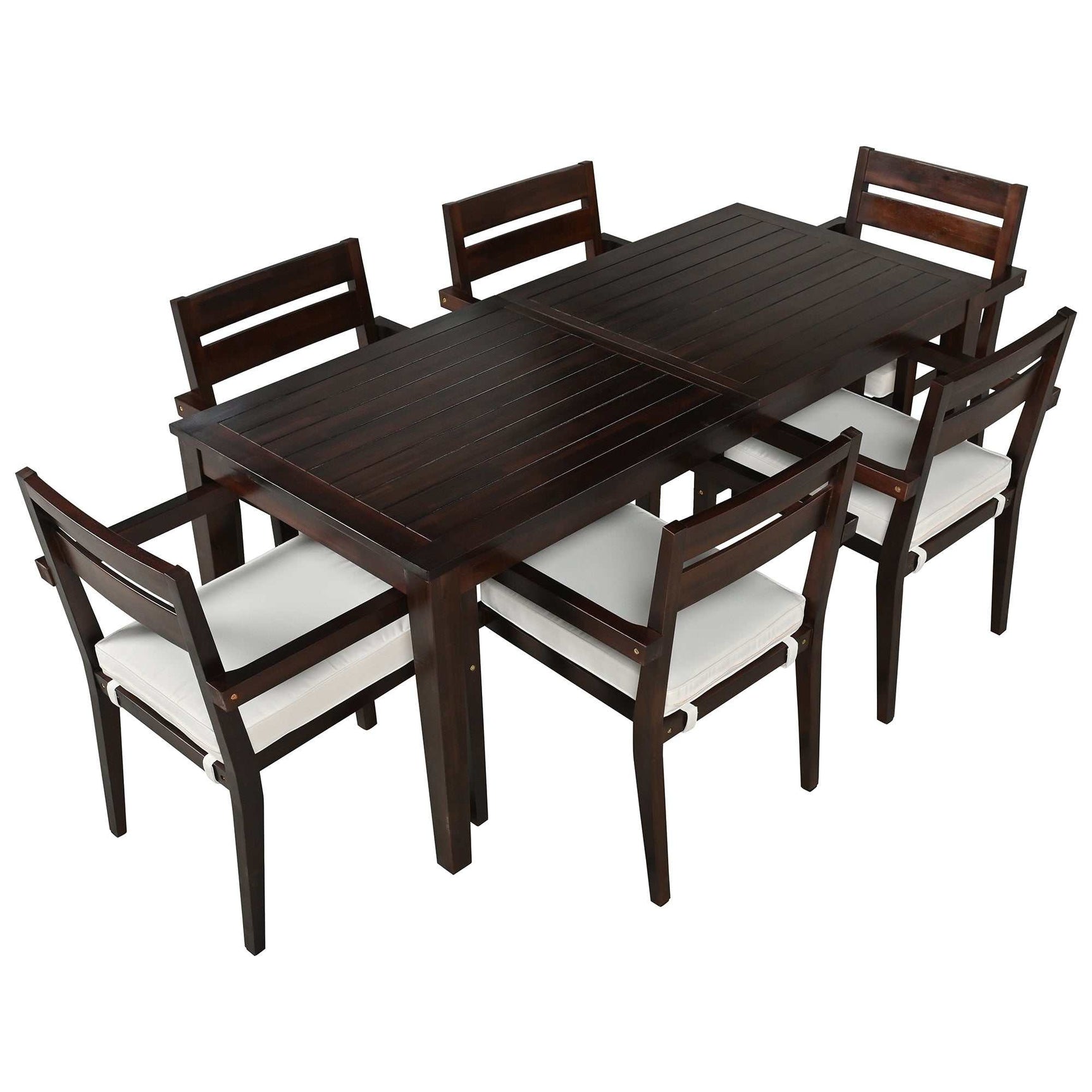 Anza Acacia Wood Outdoor Dining Sets - Ornate Home