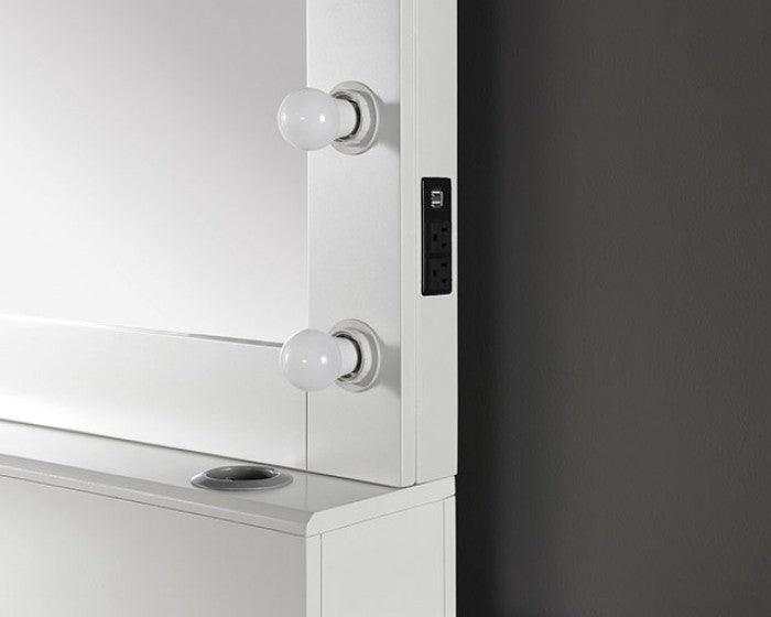 Aphrodite White Vanity Set - Ornate Home