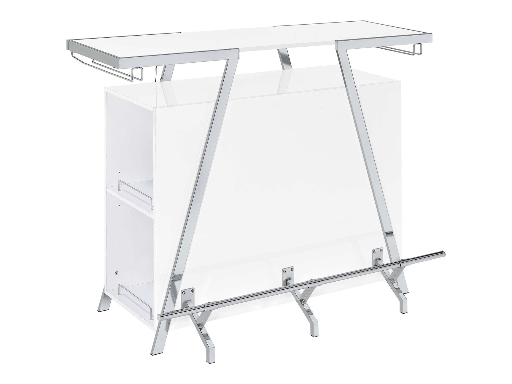 Araceli White Home Bar - Ornate Home