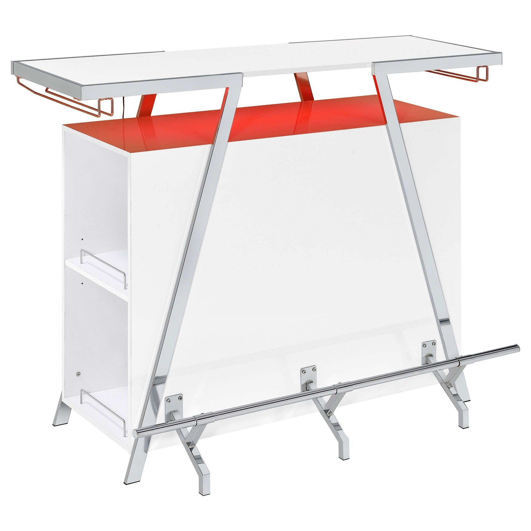 Araceli White Home Bar - Ornate Home