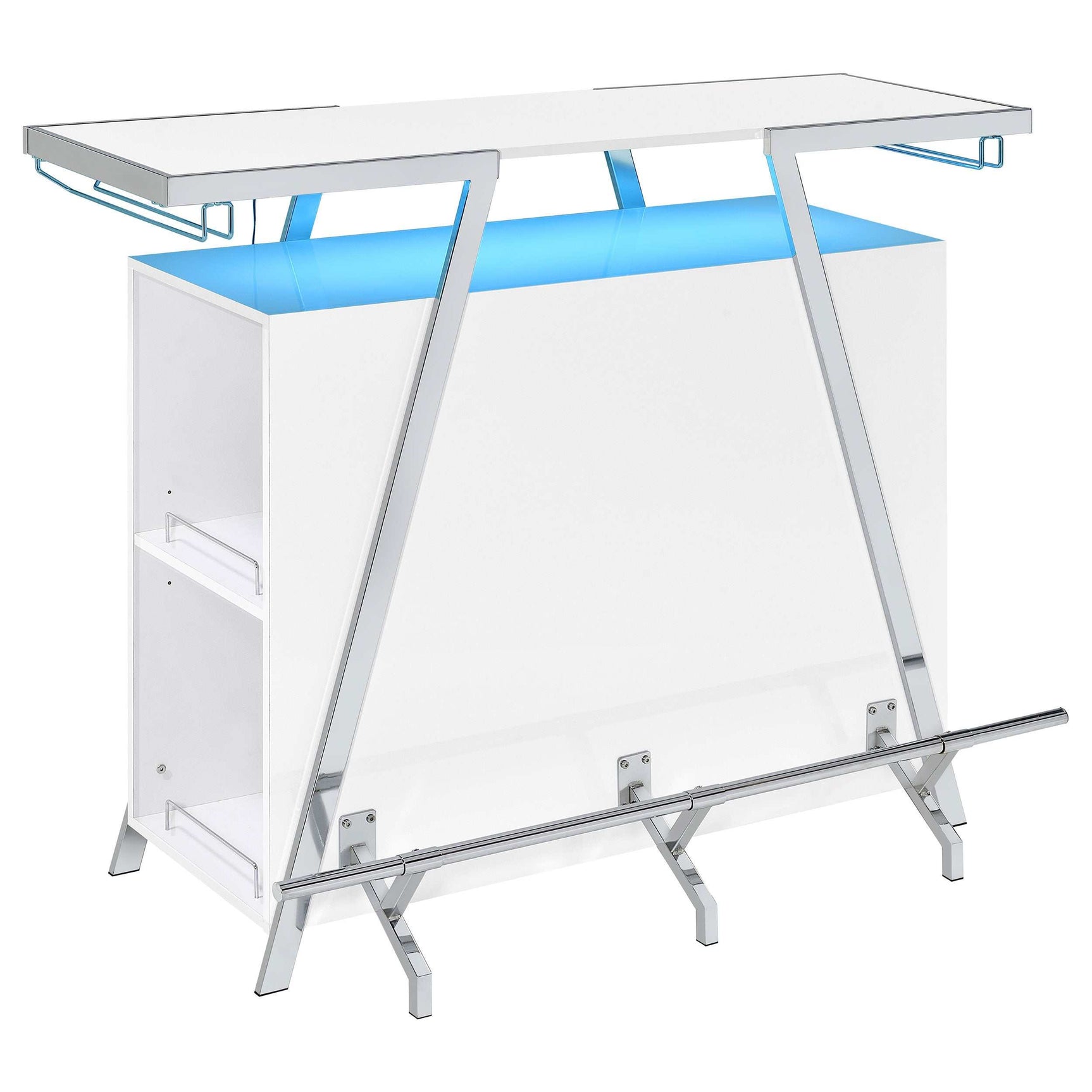 Araceli White Home Bar - Ornate Home