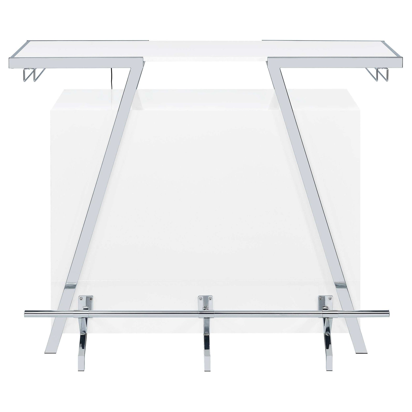 Araceli White Home Bar - Ornate Home