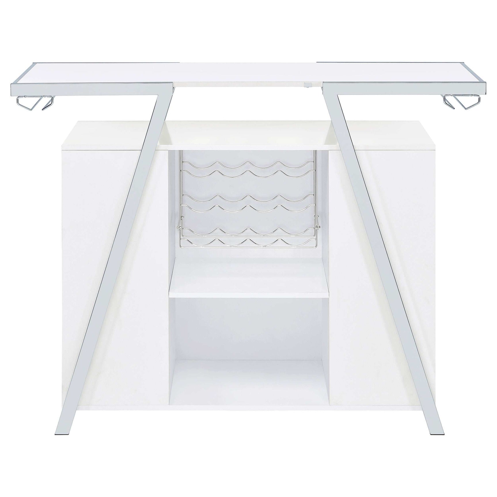 Araceli White Home Bar - Ornate Home