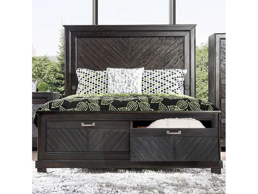 Argyros Espresso California King Storage Bed - Ornate Home
