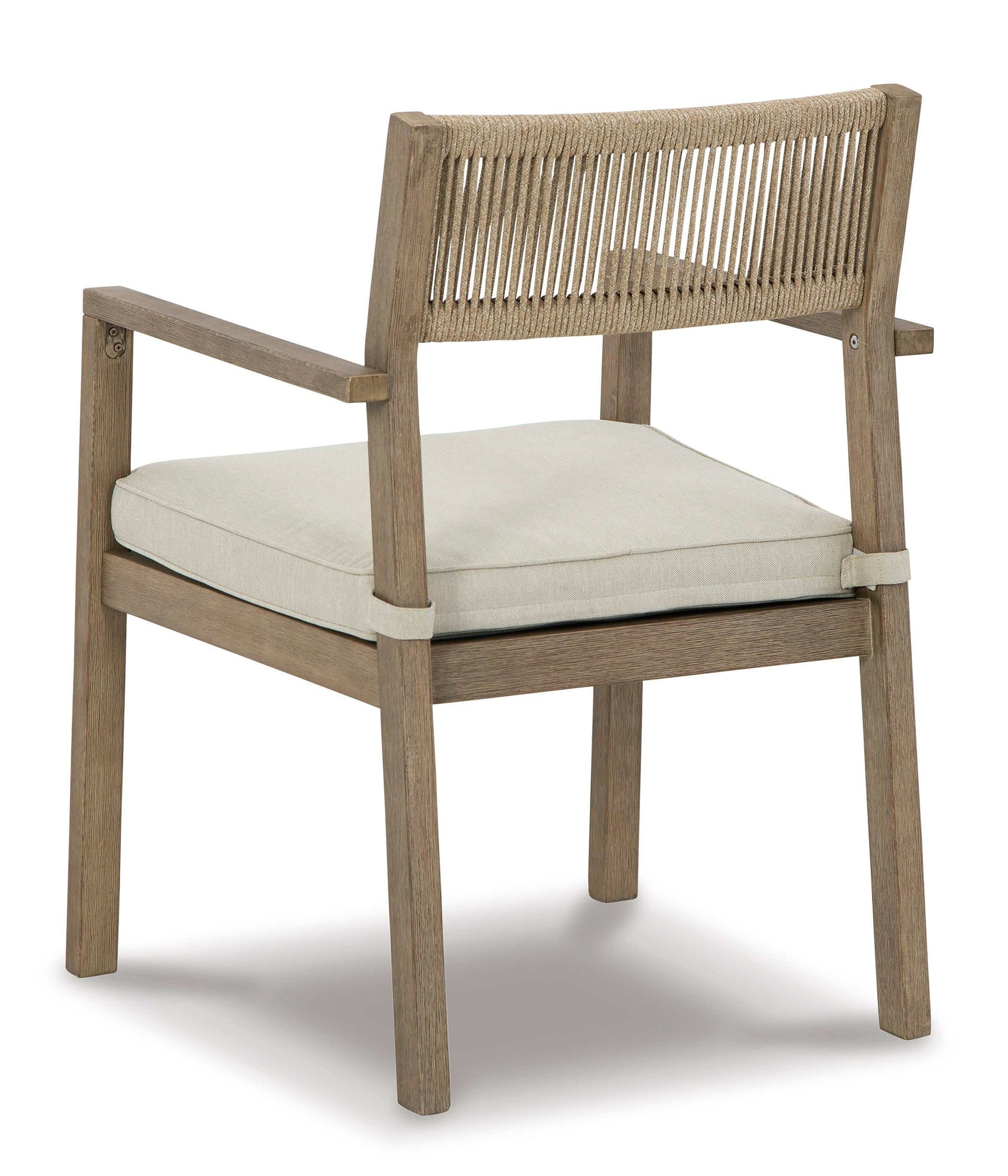 Aria Plains Brown Outdoor Dining Set / 5pc - Ornate Home