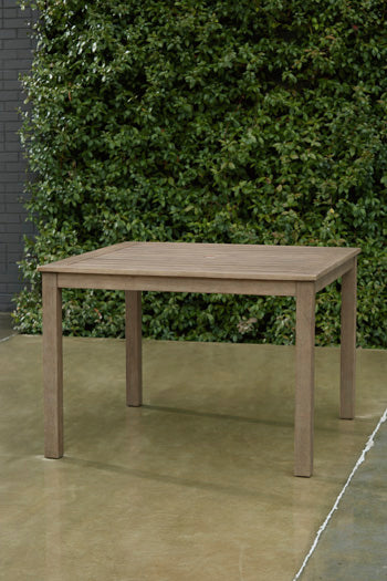 Aria Plains Brown Outdoor Dining Table - Ornate Home