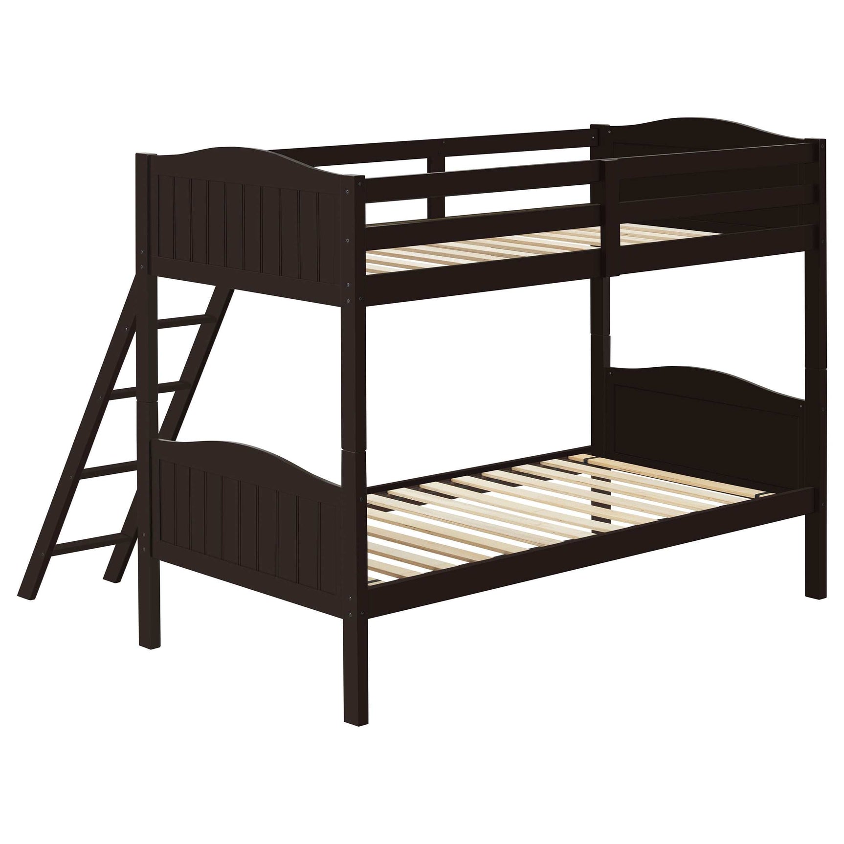 Arlo Espresso Twin / Twin Bunk Bed - Ornate Home
