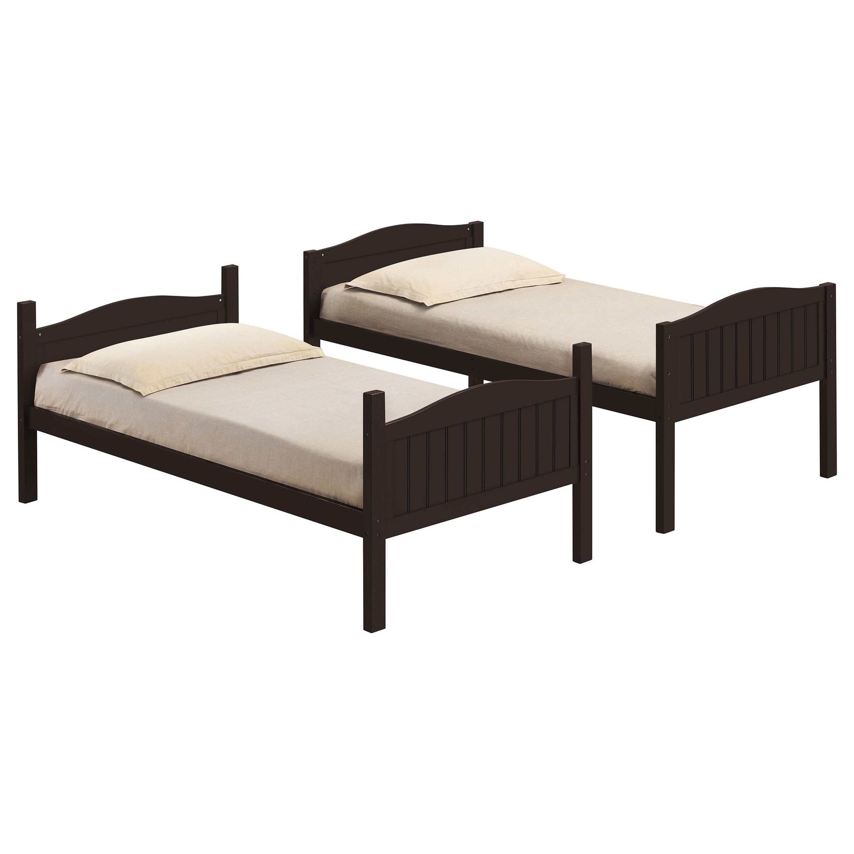 Arlo Espresso Twin / Twin Bunk Bed - Ornate Home