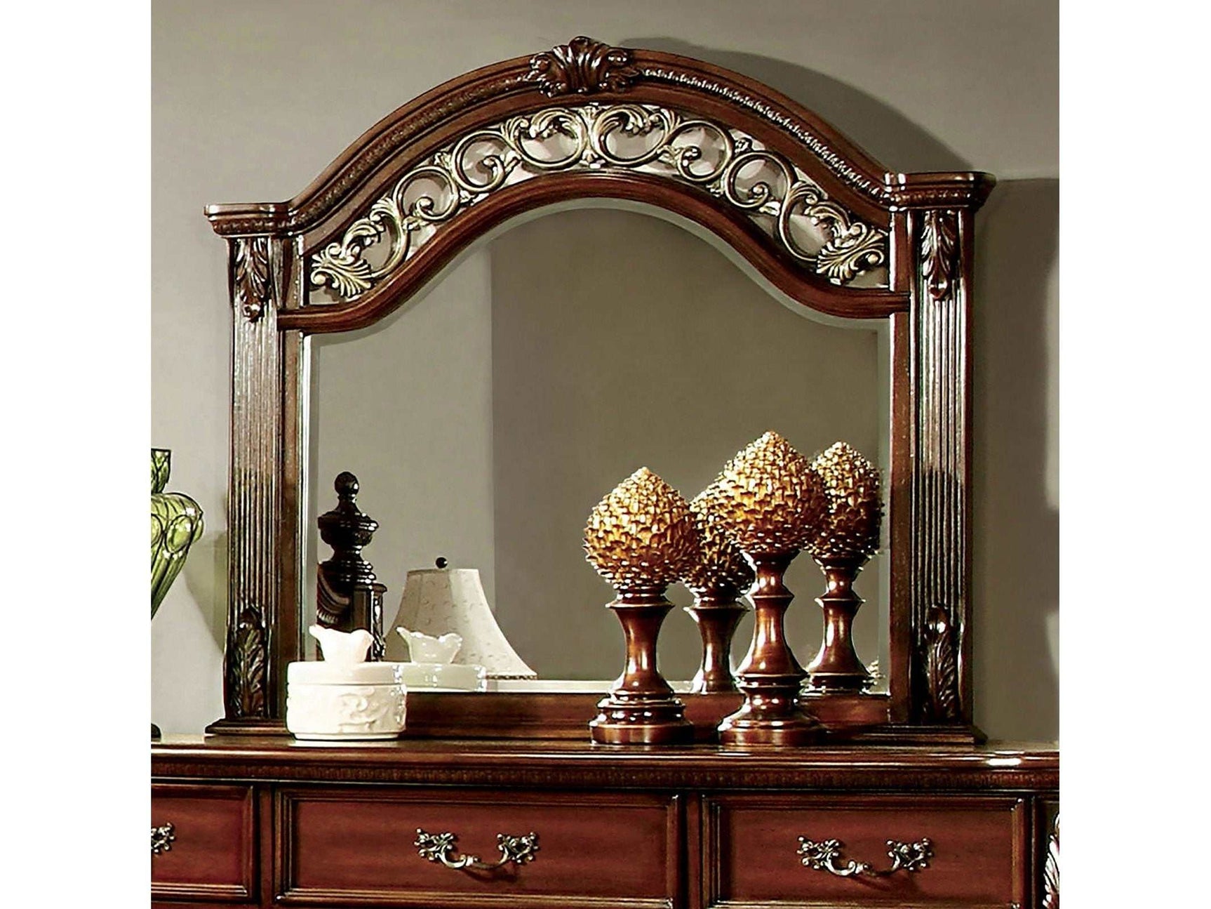 Arthur Brown Cherry Mirror - Ornate Home