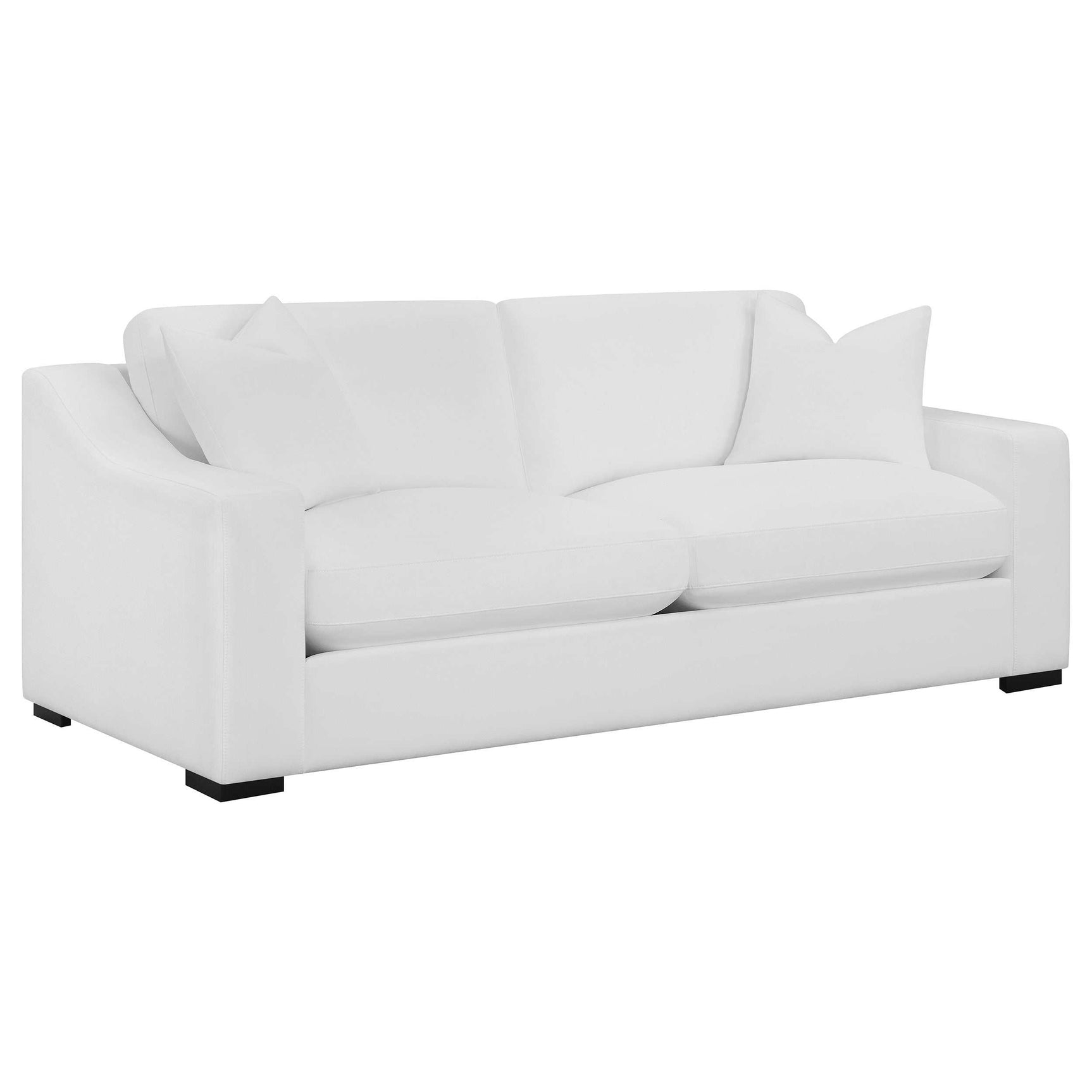Ashlyn White 3 Pc Sofa Set - Ornate Home