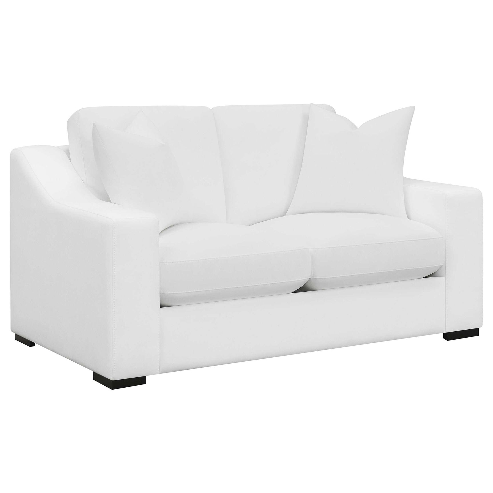 Ashlyn White 3 Pc Sofa Set - Ornate Home