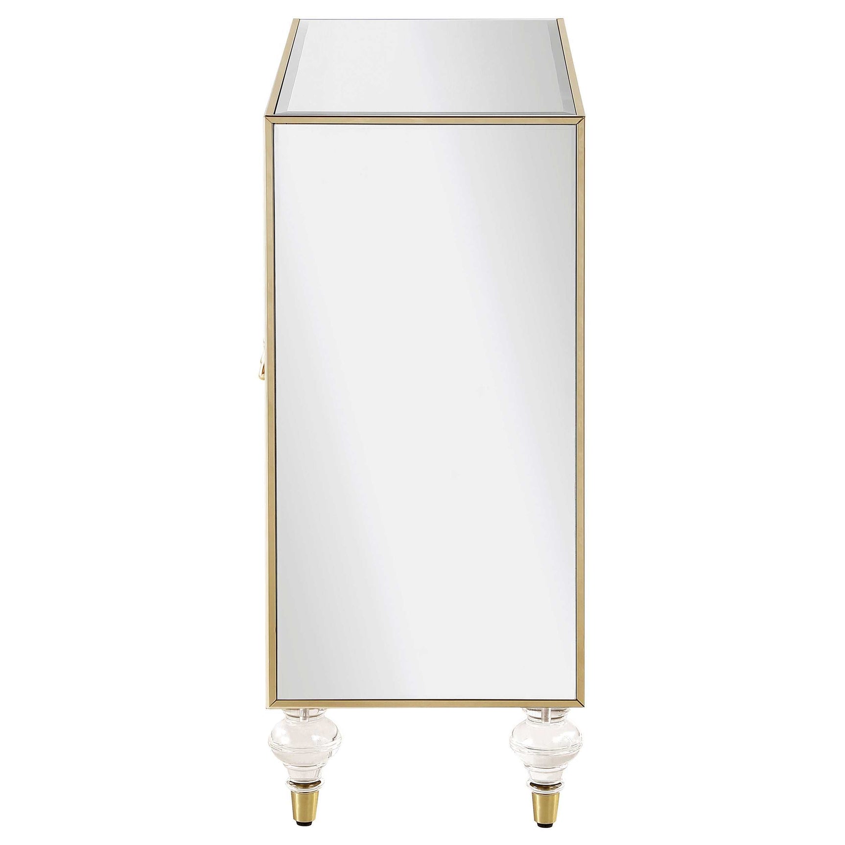 Astilbe Mirror / Champagne Accent Cabinet - Ornate Home
