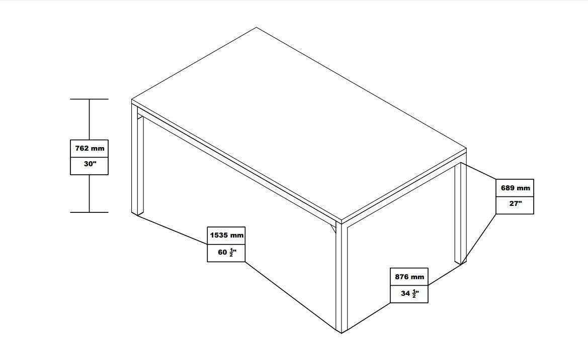 Athena Chrome Rectangle Dining Table w/ Marble Top - Ornate Home