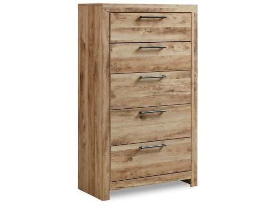 Hyanna Tan Chest w/ 5 Drawers - Ornate Home