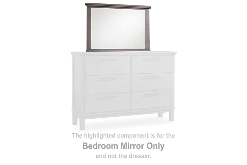 Hallanden Gray Bedroom Mirror - Ornate Home