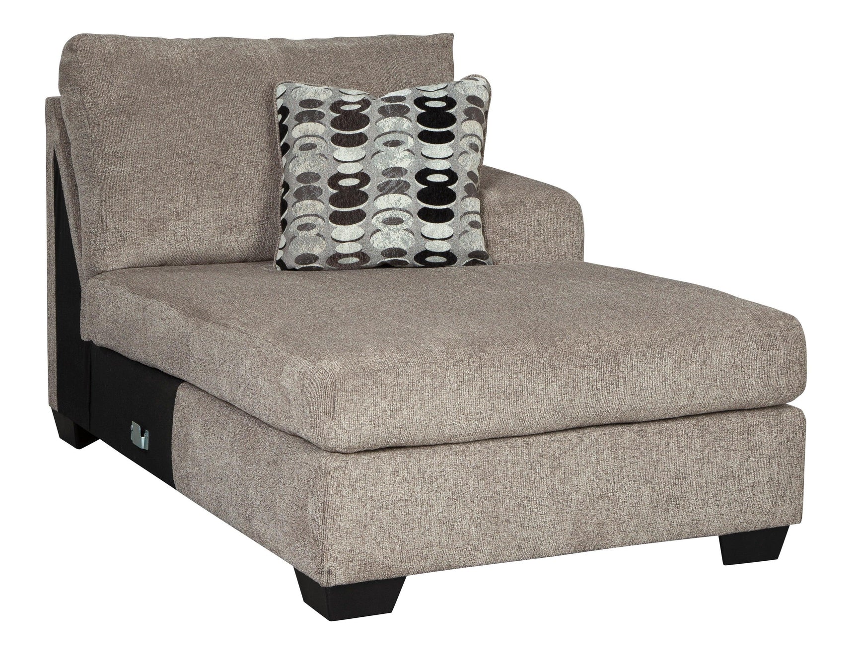 Ballinasloe Platinum 3pc Sectional Sofa w/ Chaise - Ornate Home