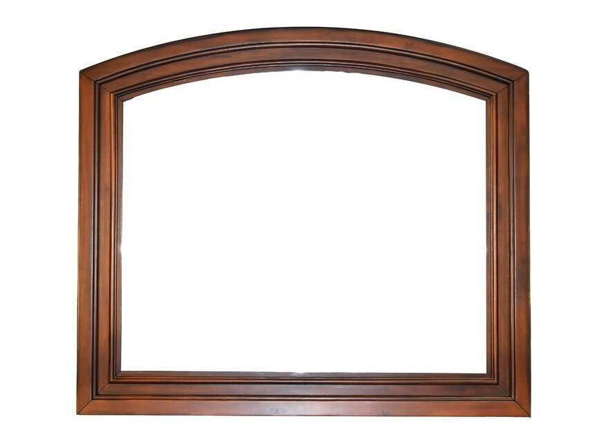 Baltimore Dark Walnut Bedroom Mirror - Ornate Home