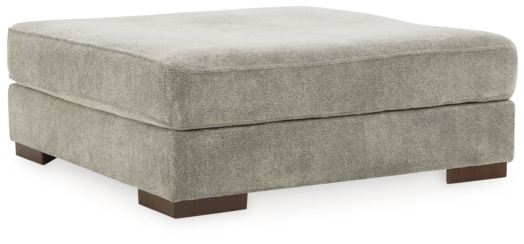 Bayless Smoke Oversized Accent Ottoman - Ornate Home