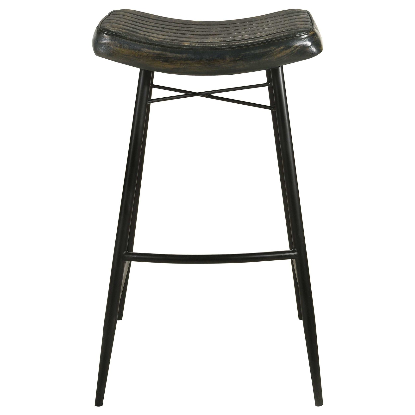 Bayu Antique Espresso Bar Stool - Ornate Home