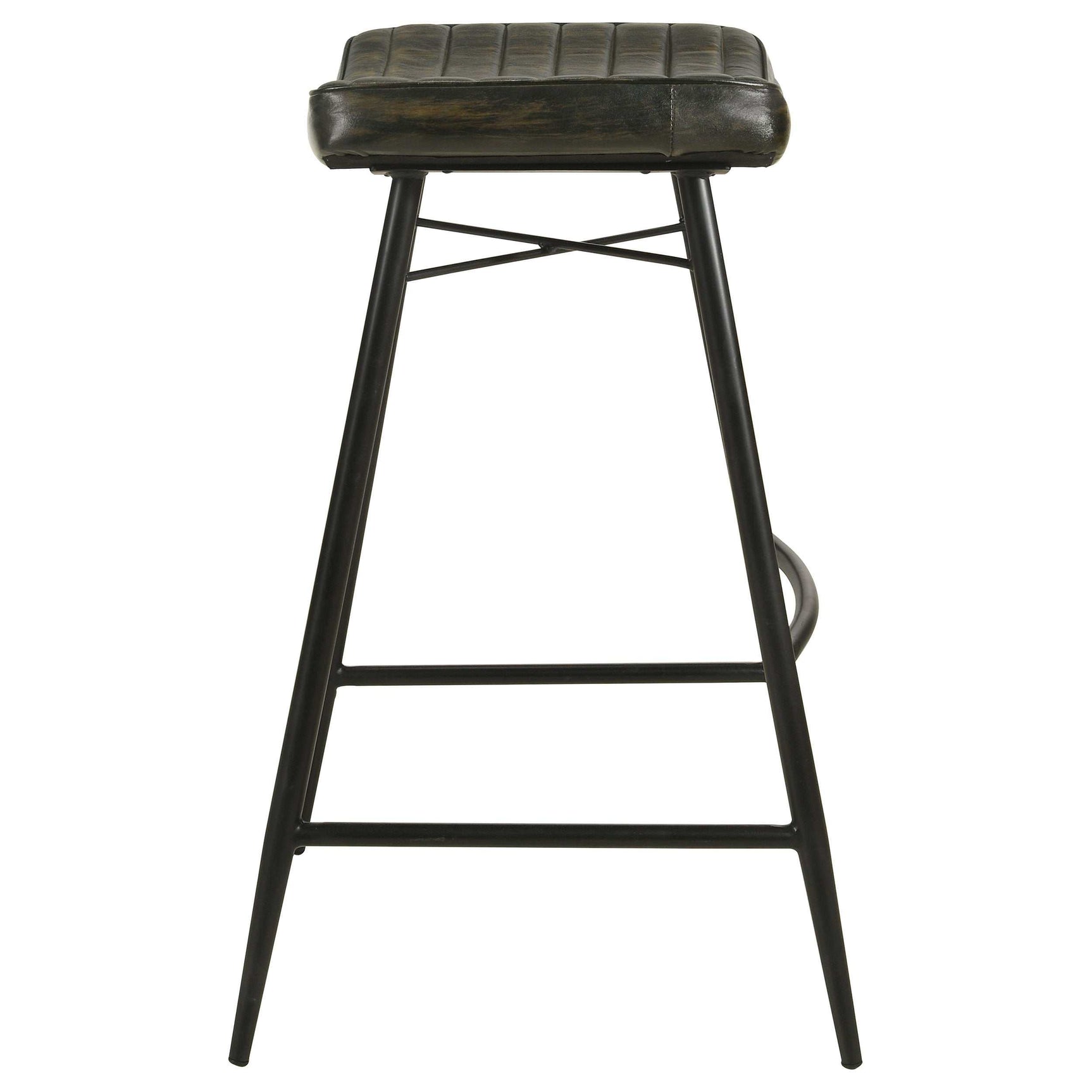 Bayu Antique Espresso Bar Stool - Ornate Home