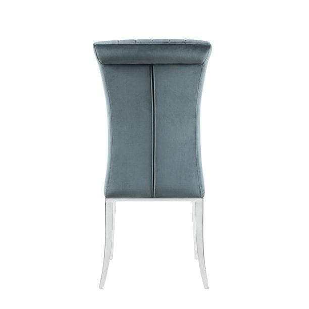 Beaufort Dark Grey Chairs (Set Of 2) - Ornate Home