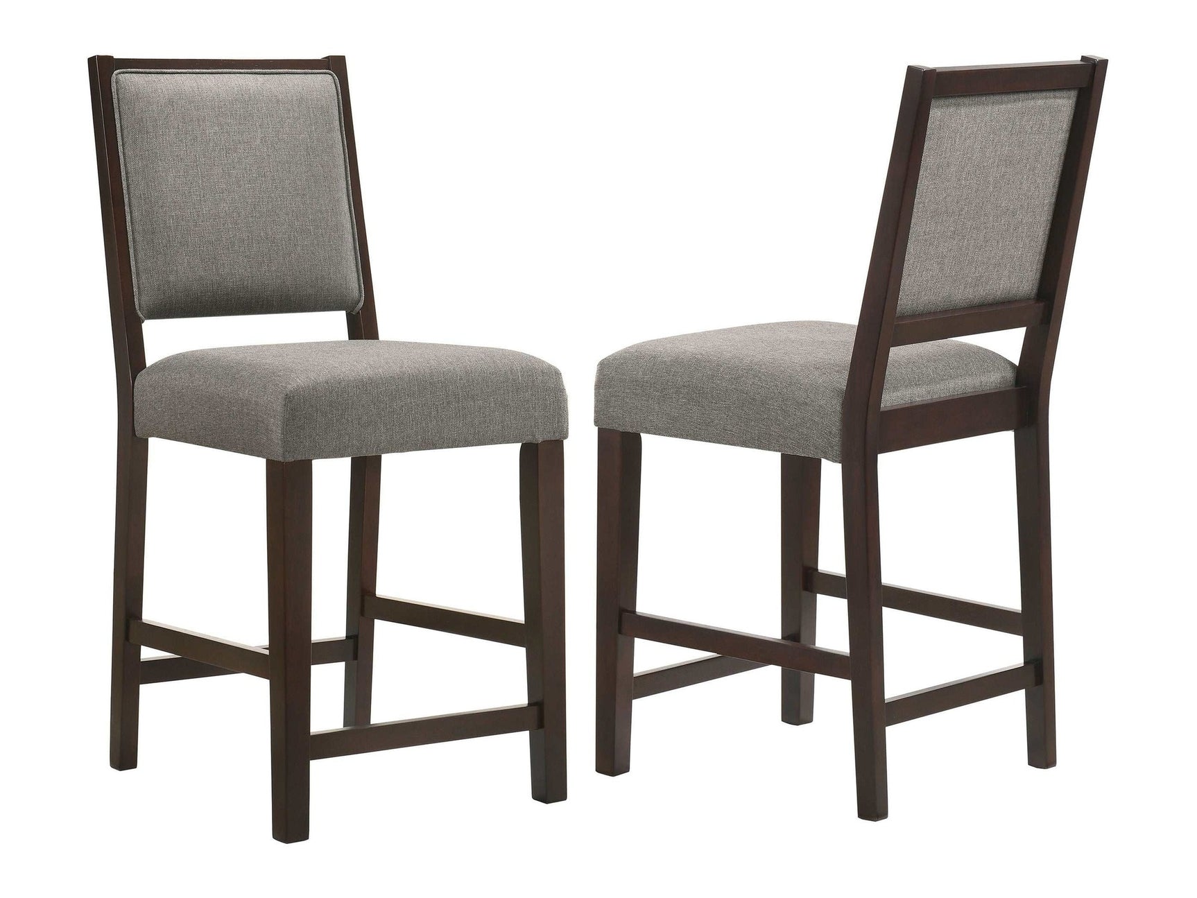 Bedford Grey / Espresso Counter Stool - Ornate Home