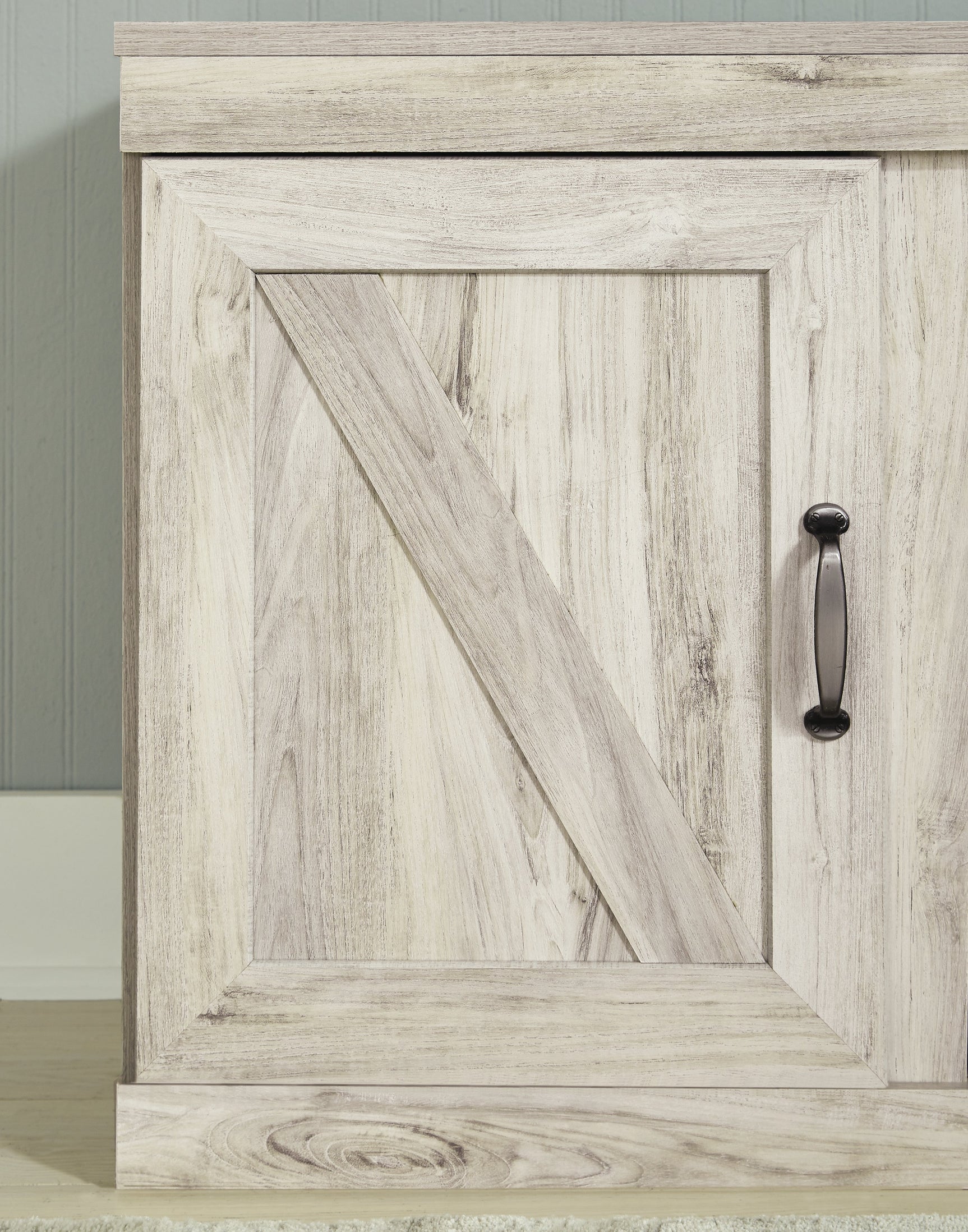 Bellaby Whitewash Entertainment Center - Ornate Home