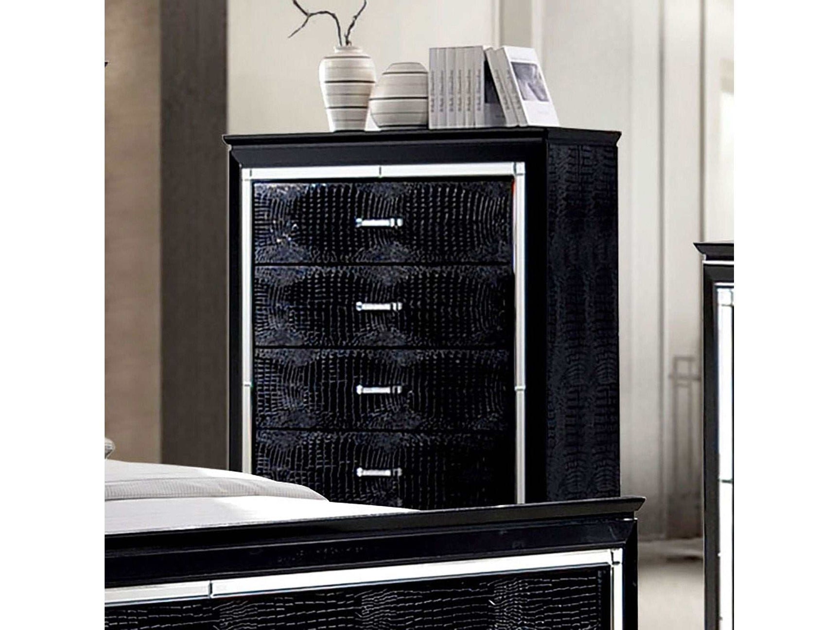 Bellanova Black Chest - Ornate Home