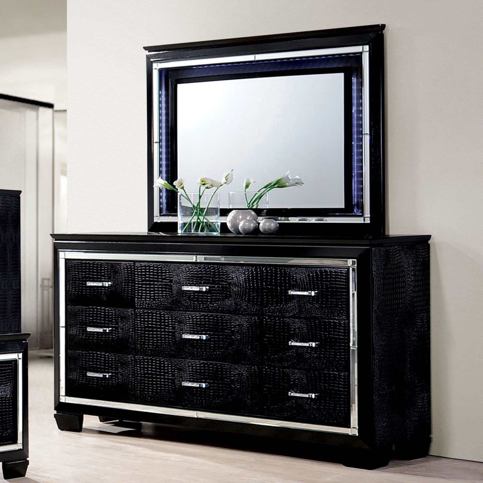 Bellanova Black Dresser - Ornate Home