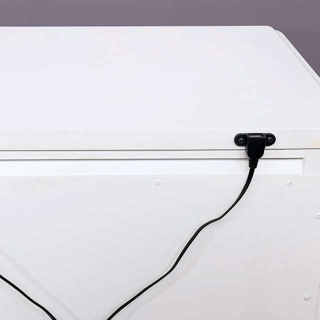 Belva White Twin Bed - Ornate Home