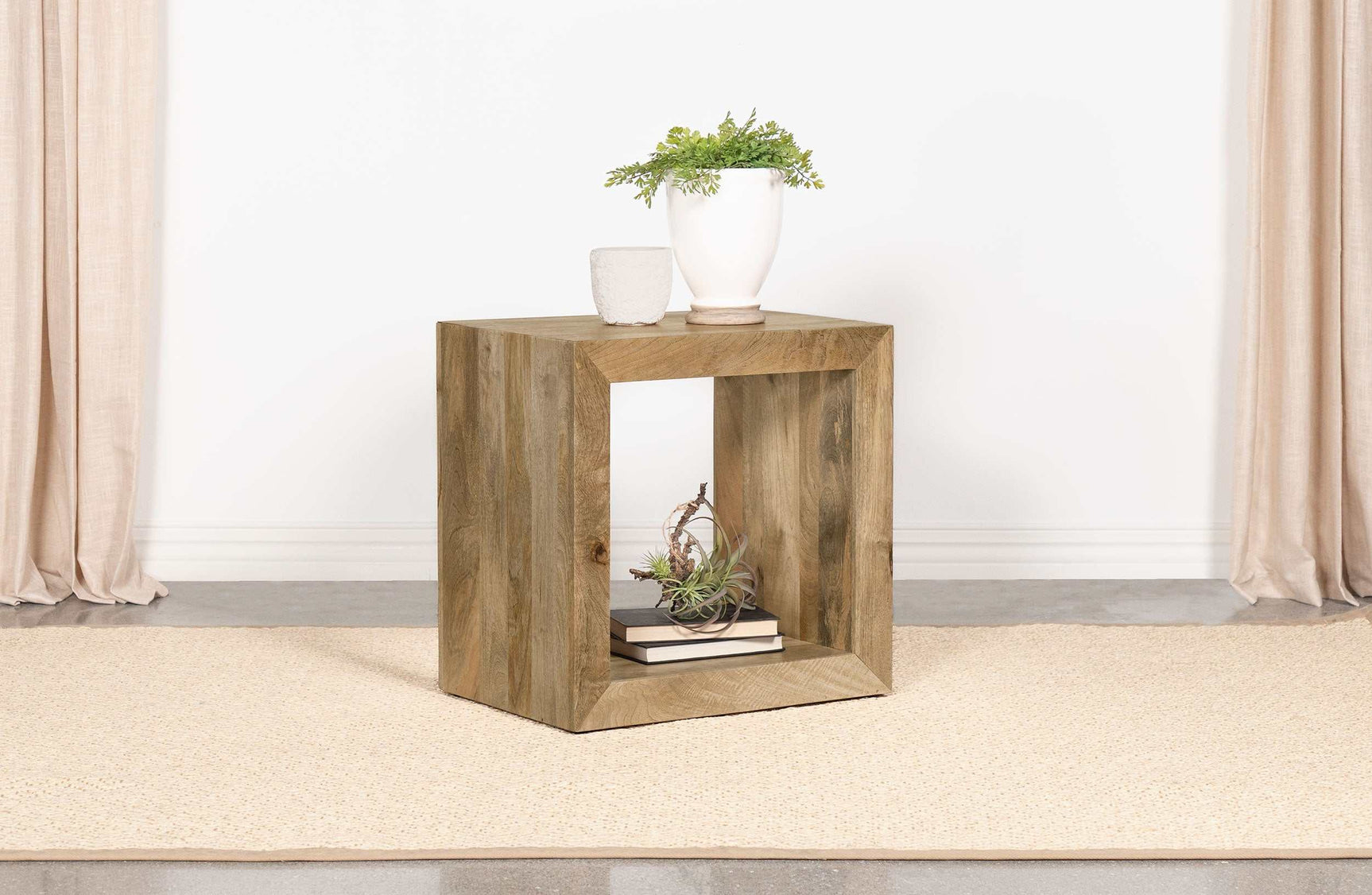 Benton Natural End Table - Ornate Home